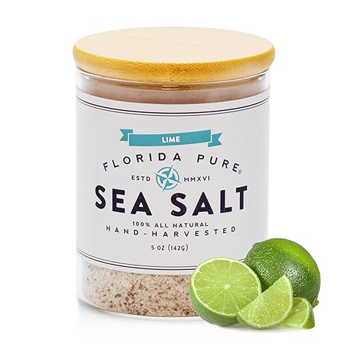 Miniatura 17 de FLORIDA PURE Sal Marina con Ajo - Sal Marina con Más de 80 Minerales, Natural, Sin Refinar, Sin Yodo - para Hornear, Cocinar, Condimentar y Realzar