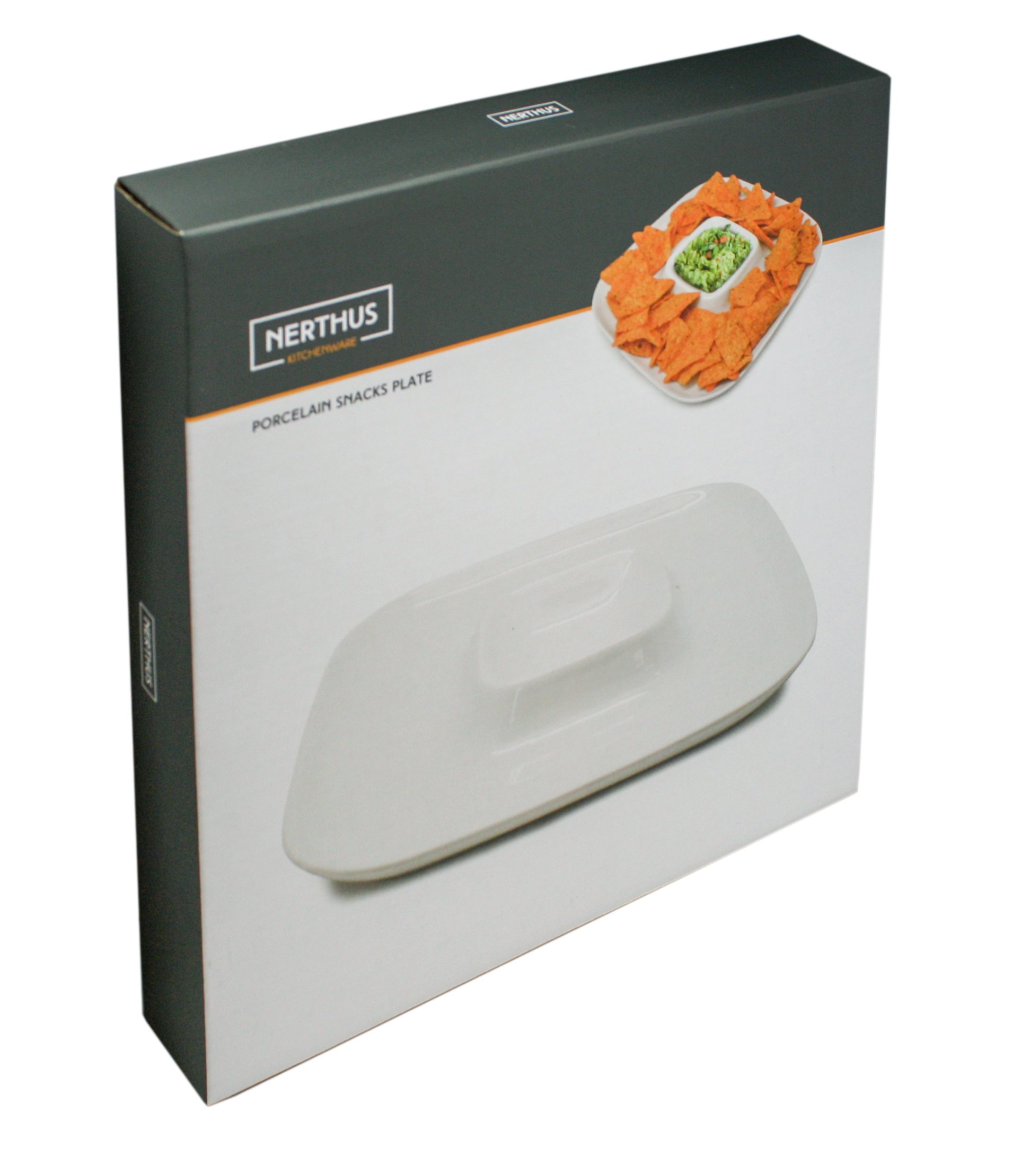 Piatto Porcellana Nerthus - 3 Scomparti Rettangolari, Per Aperitivi E Finger Food - Foto 5