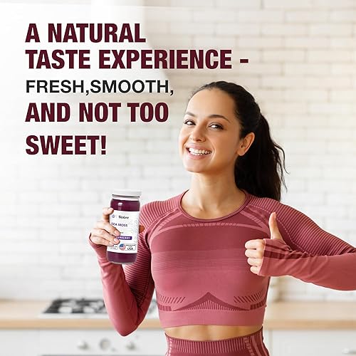 Miniatura 9 de Biolore Gel de musgo marino, 7700 mg de lima, fabricado en Estados Unidos, crudo silvestre irlandés, sin procesar, vitaminas esenciales, minerales