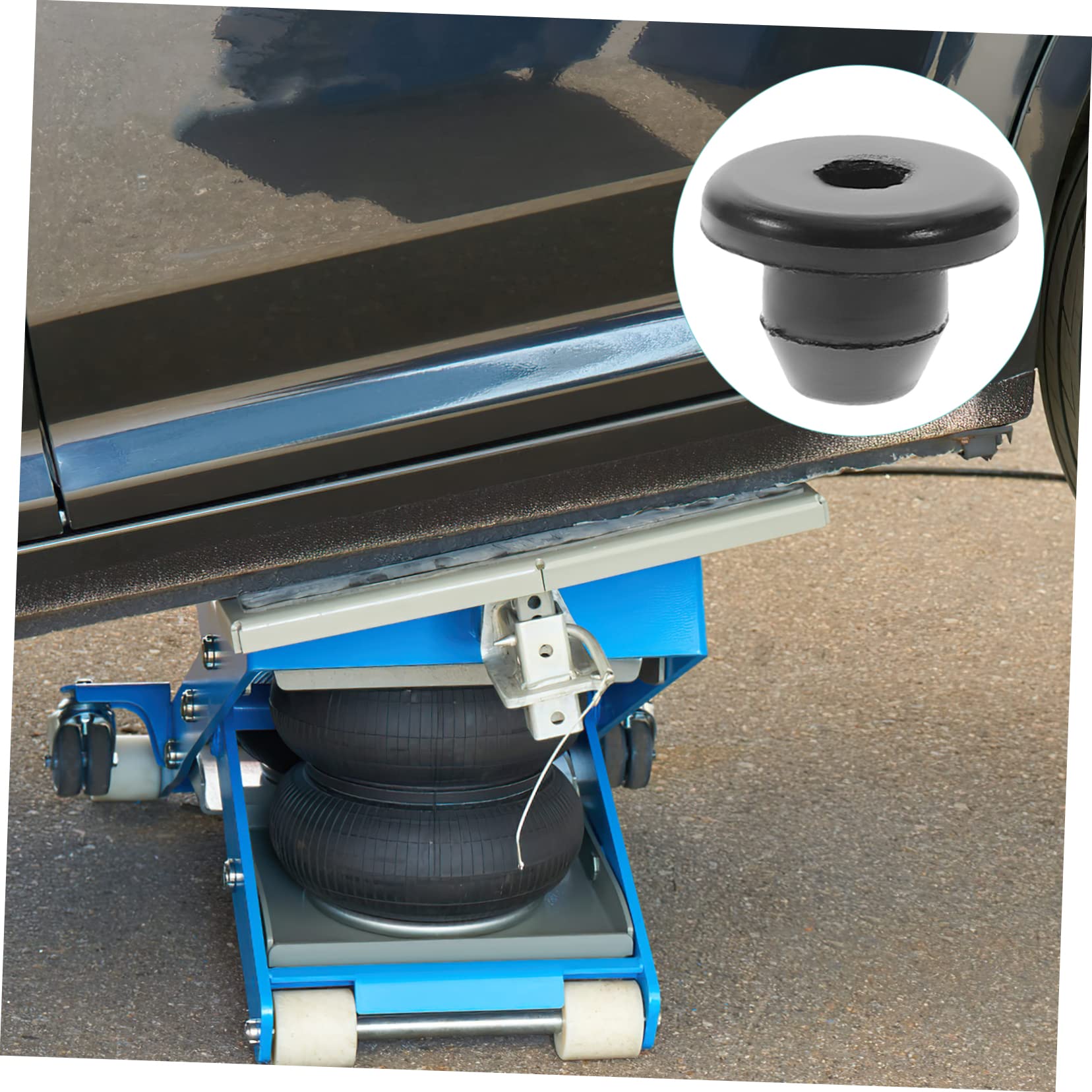 VALICLUD Lot de 20 Bouchons De Remplissage D'Huile en Caoutchouc pour Cric Hydraulique Étanches Accessoires De Levage 1.40 X 1.40 X 1.10 Cm Protection Contre Les Fuites Réparation Durable