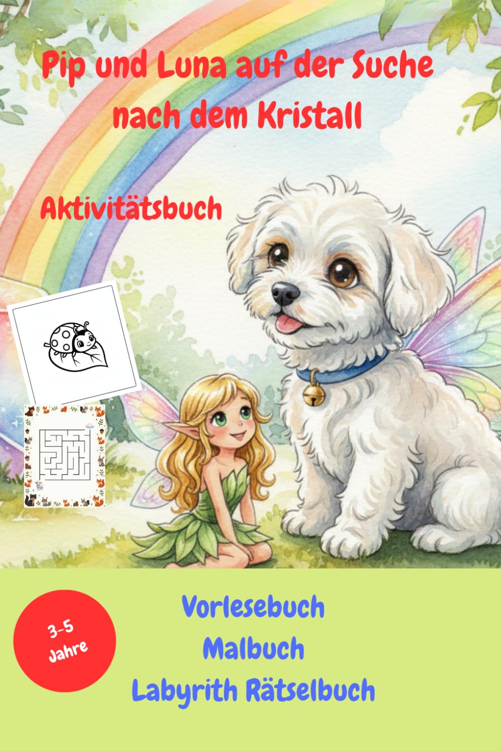 Aktivitätsbuch Kids: Vorlesebuch Malbuch Labyrinth Rätselbuch
