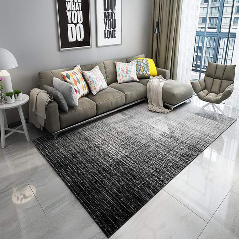 Tapis de salon lavable en machine Love Home en peluche résistante