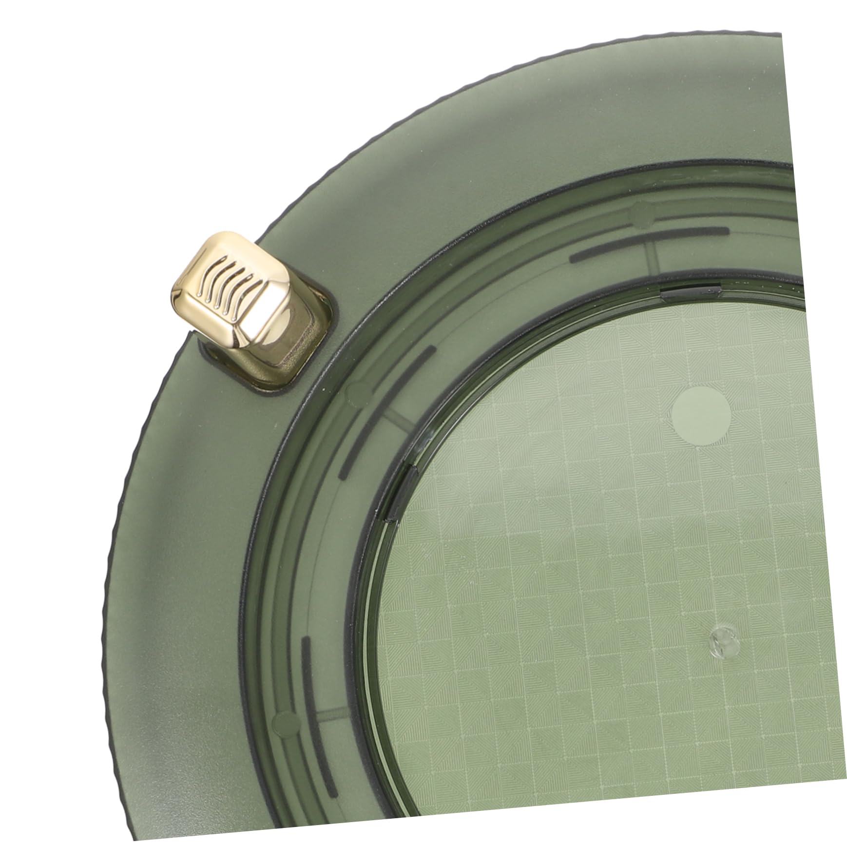 Bandeja Organizadora Giratoria de Pet y Abs Verde 360 Grados | Superficie Antideslizante, Forma Redonda, para Encimera de Cocina y Baño, Uso en Cosméticos y Joyería