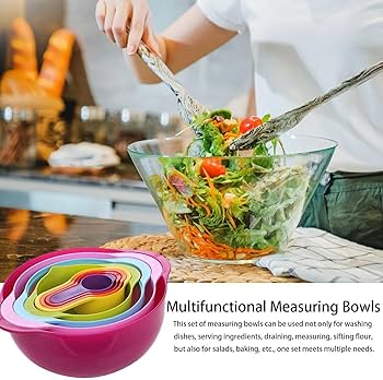 Amazon | SHUUL キッチンザルボウルセット - キッチン用の積み重ね可能