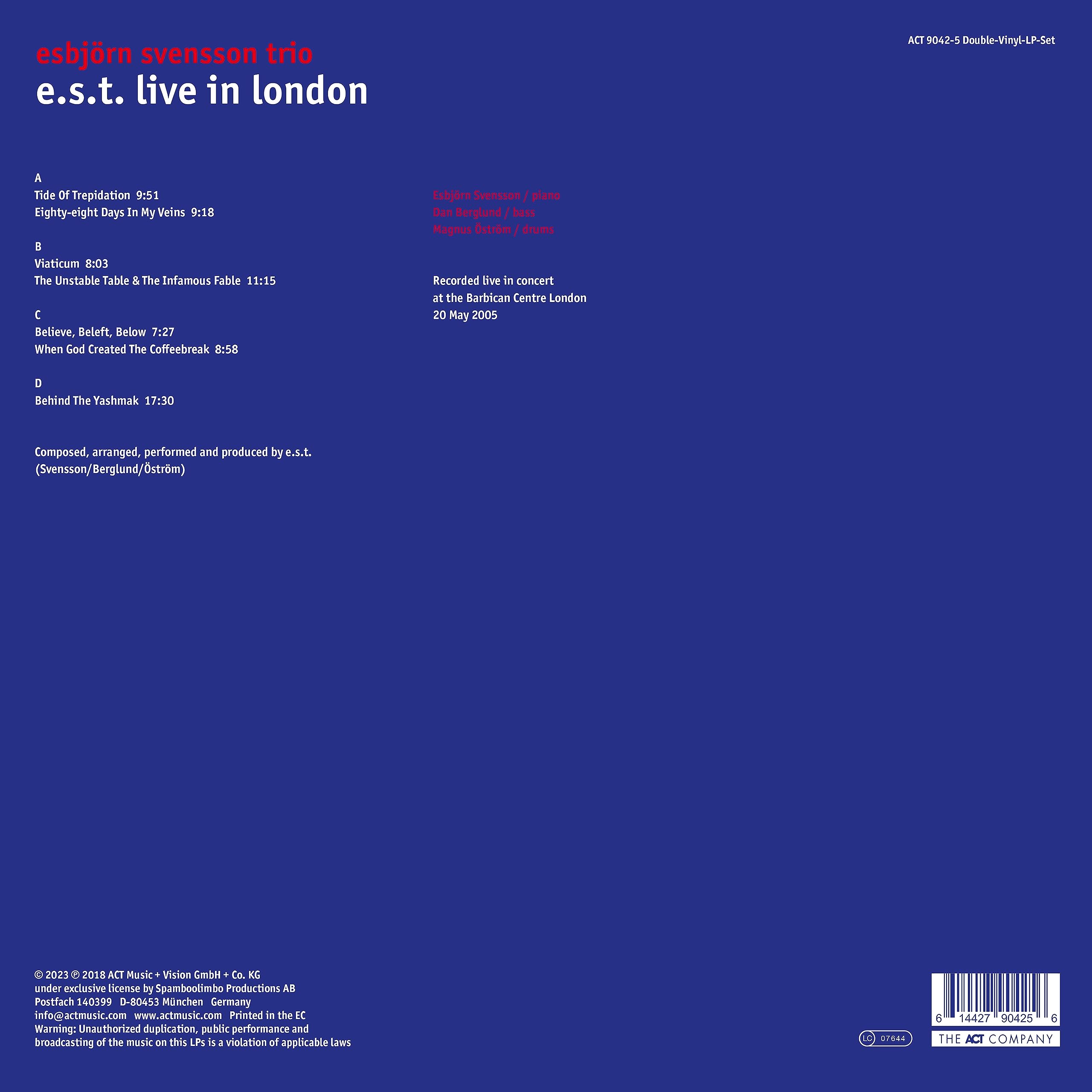 E.S.T. Live in London