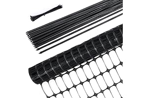 Ohuhu 3.4x100 ft Portable Fencing Outdoor, Animal Barrier, Safety Netting