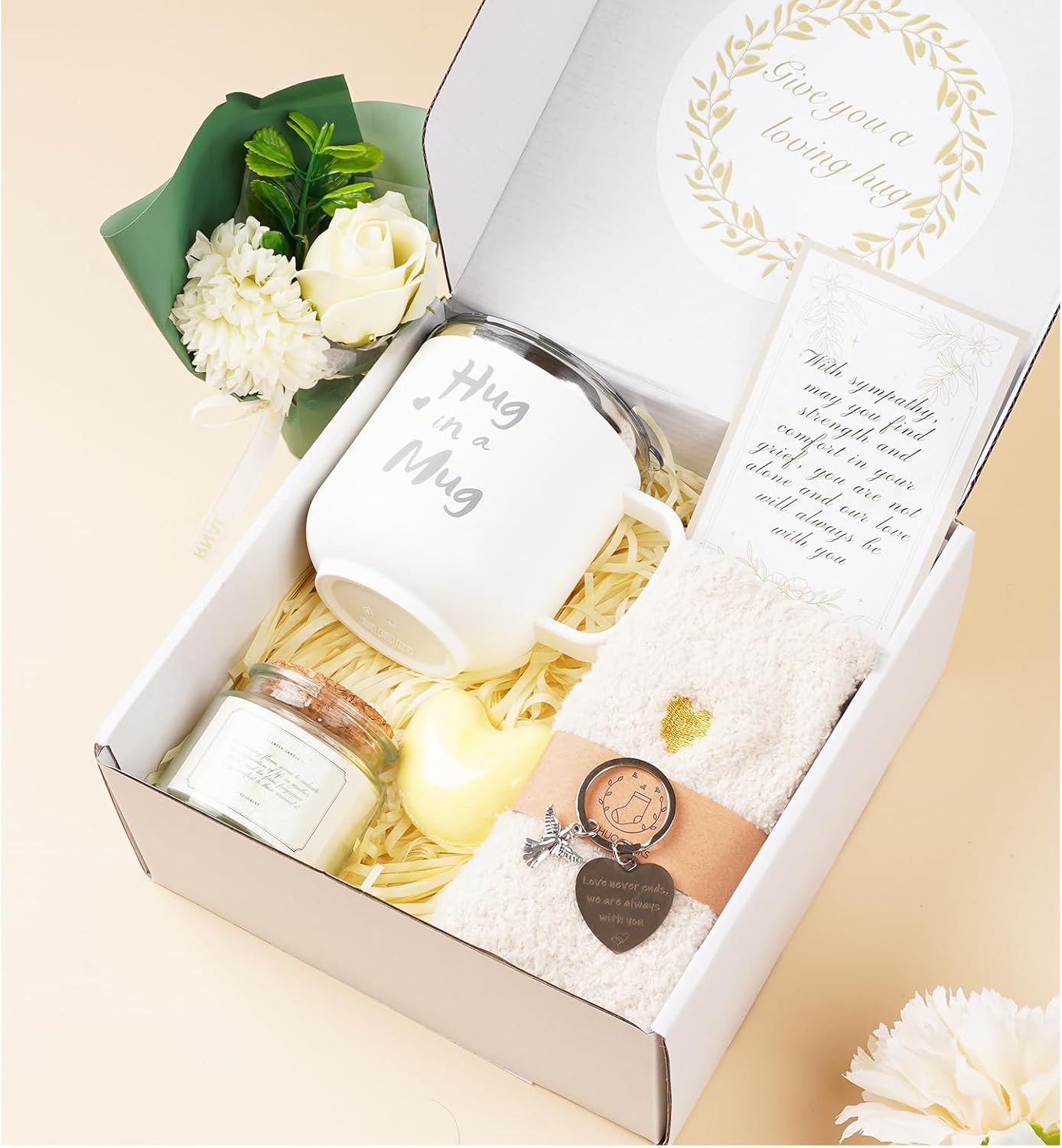 Sympathy Gift Baskets Sympathy for Loss of a Loved One Condolences In Memory of Father Mother Wife Husband Sister Friend mom Best Bereavement Gifts Sorry For Your Loss Gifts Grieving gift