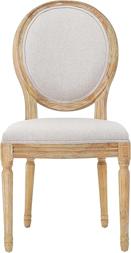 Miniatura 6 de Christopher Knight Home Phinnaeus Silla de comedor de tela beige de poliéster (juego de 2), juego de 2 piezas Beige,Verde azulado