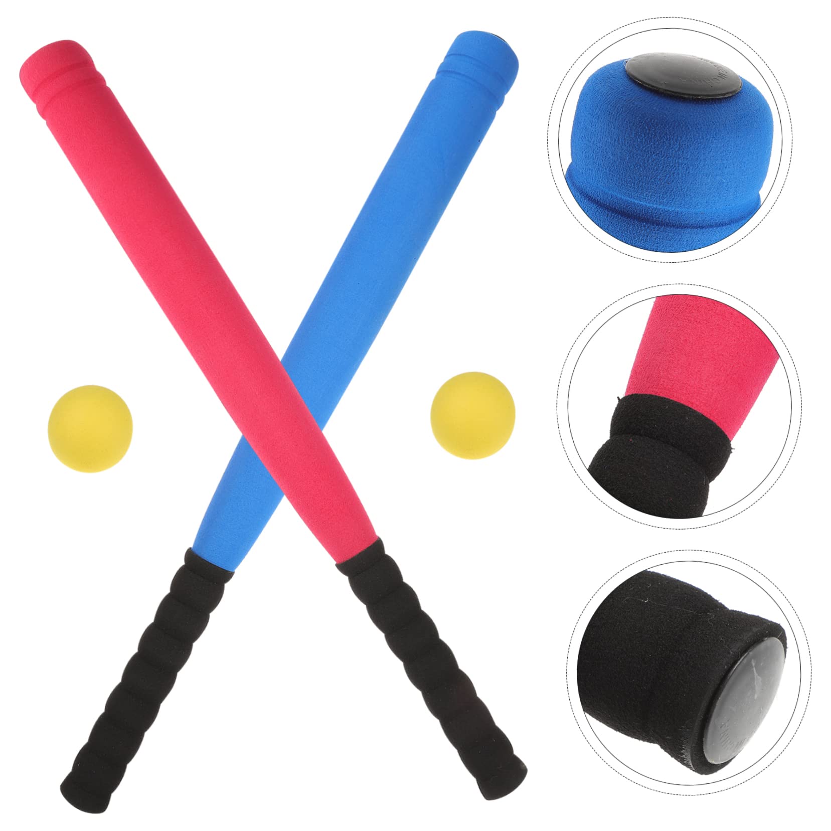 bedienty Batte de Baseball Souple pour Enfants Développement des Habiletés Batte en Mousse Légère Pratique Frappe Pratique de Baseball Cadeau Garçons Filles Rouge 54cm bedienty Batte de Baseball Souple pour Enfants Développement des Habiletés Batte en Mousse Légère Pratique Frappe Pratique de Baseball Cadeau Garçons Filles Rouge 54cm