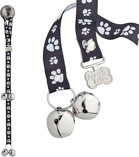 Miniatura 2 de PoochieBells El timbre original para orinal para perro, campanas de perro para entrenamiento de orinal y ruptura de casa de cachorros, entrena a tu