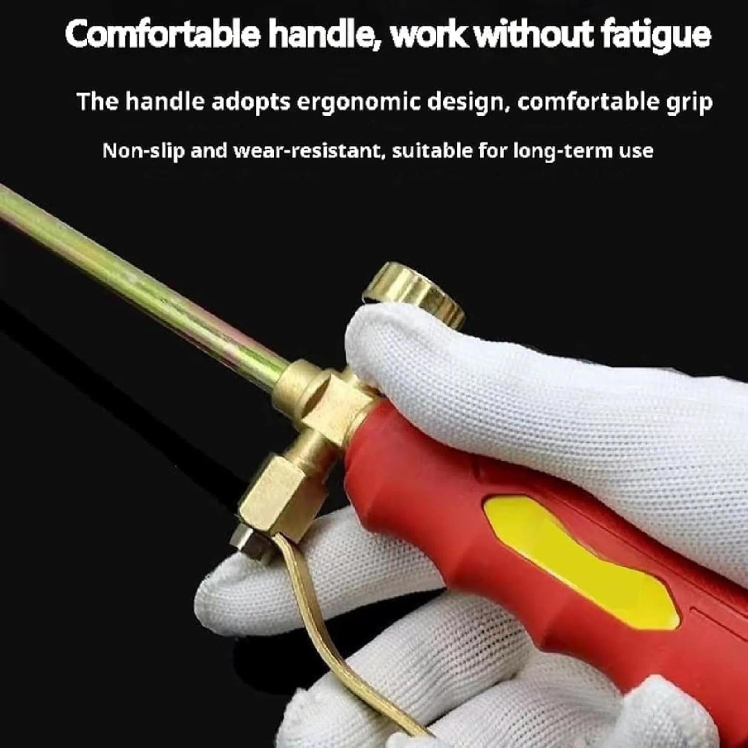 Bruciatore per erbacce, torcia a propano ad alta potenza per giardinaggio, scioglimento della neve, tetto, include tubo e tubo da 198 cm