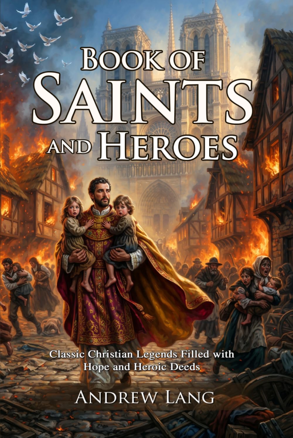 Book of Saints and Heroes: Legendary Biographies of Great Figures: Tales of Faith and Bravery for Kids - Fully Illustrated Edition with Author Biography and Commentary