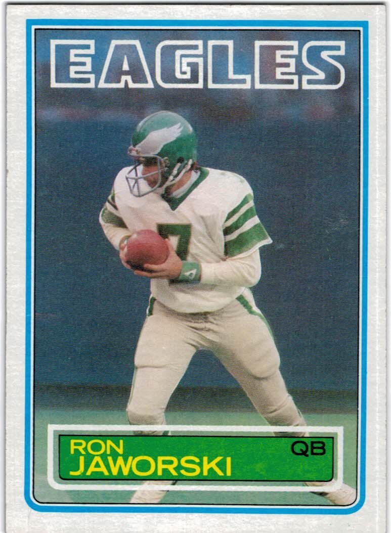 1983 Topps Philadelphia Eagles Team Set with Ron Jaworski & Harold Carmichael - 16 Cards