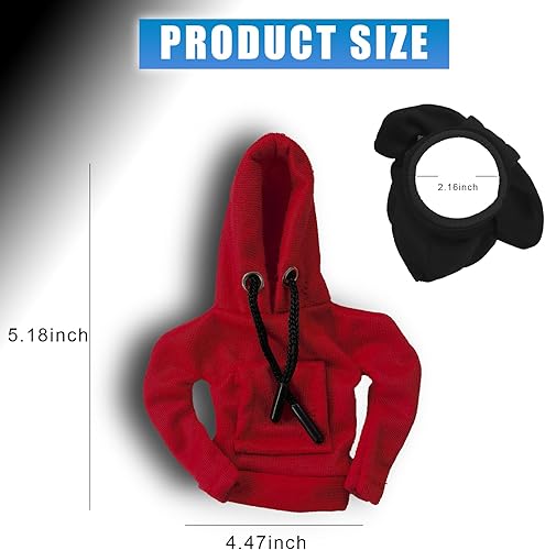 Miniatura 2 de Funda para palanca de cambios de automóvil, sudadera con capucha con perilla de palanca de cambios de automóvil, funda para pomo de palanca de