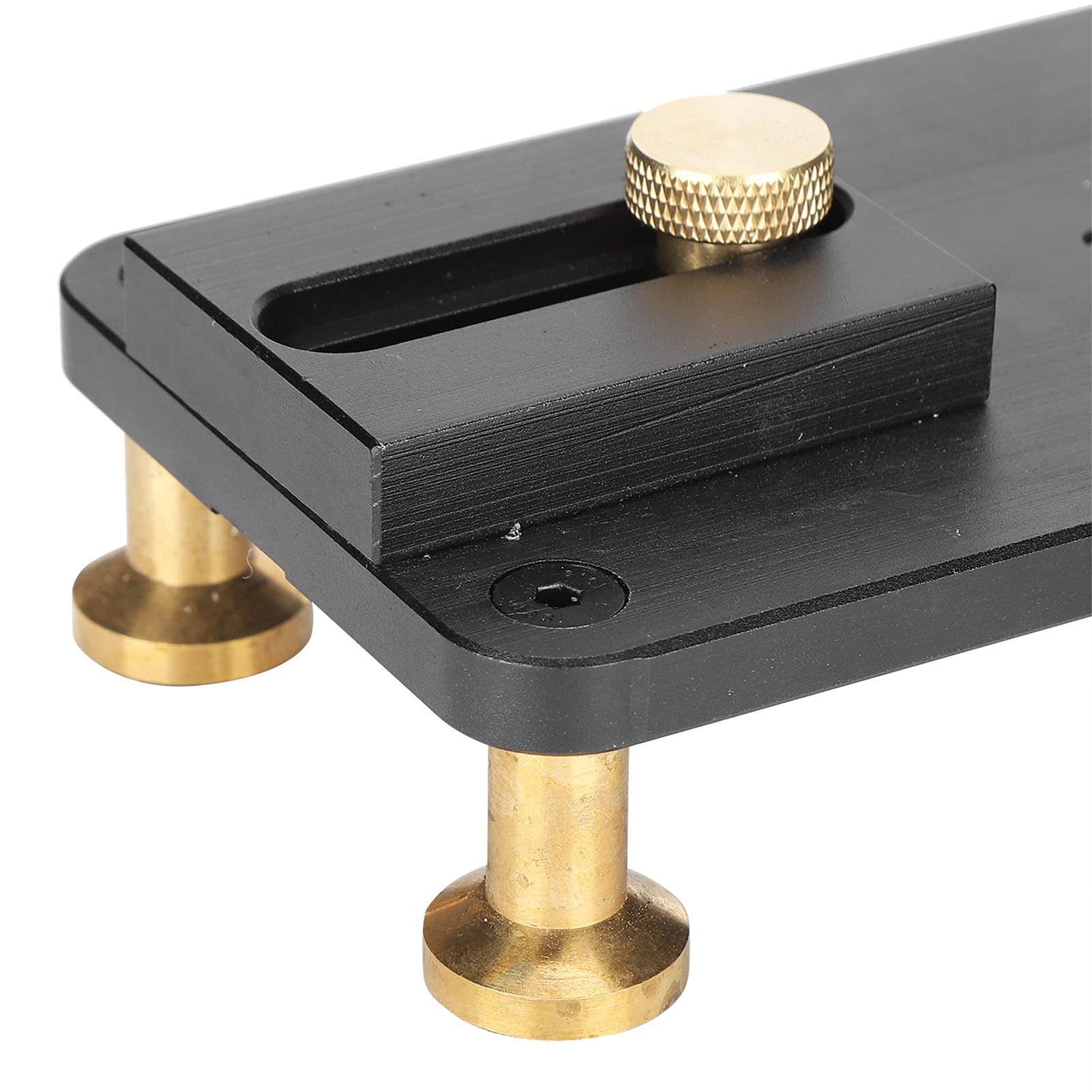 Haofy Accesorio de Afilado de Riel de Guía Lineal Duradero para Varias Herramientas, Almohadillas Antideslizantes para los Pies, para Carpinteros Profesionales