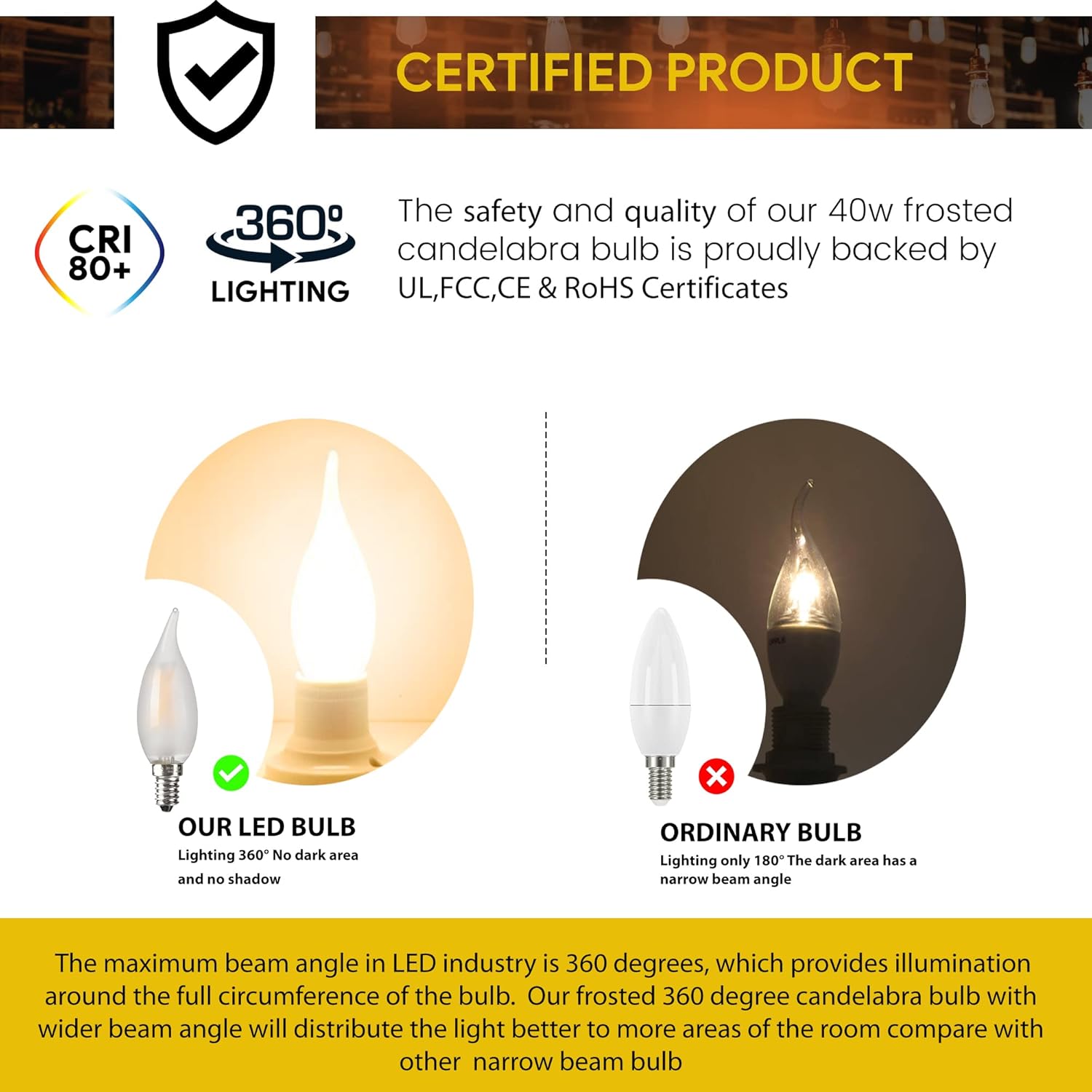 Buy AMDTU E12 LED Chandelier Light Bulb Frosted 40 Watt Type B buy-amdtu-e12-led-chandelier-light-bulb-frosted-40-watt-type-b