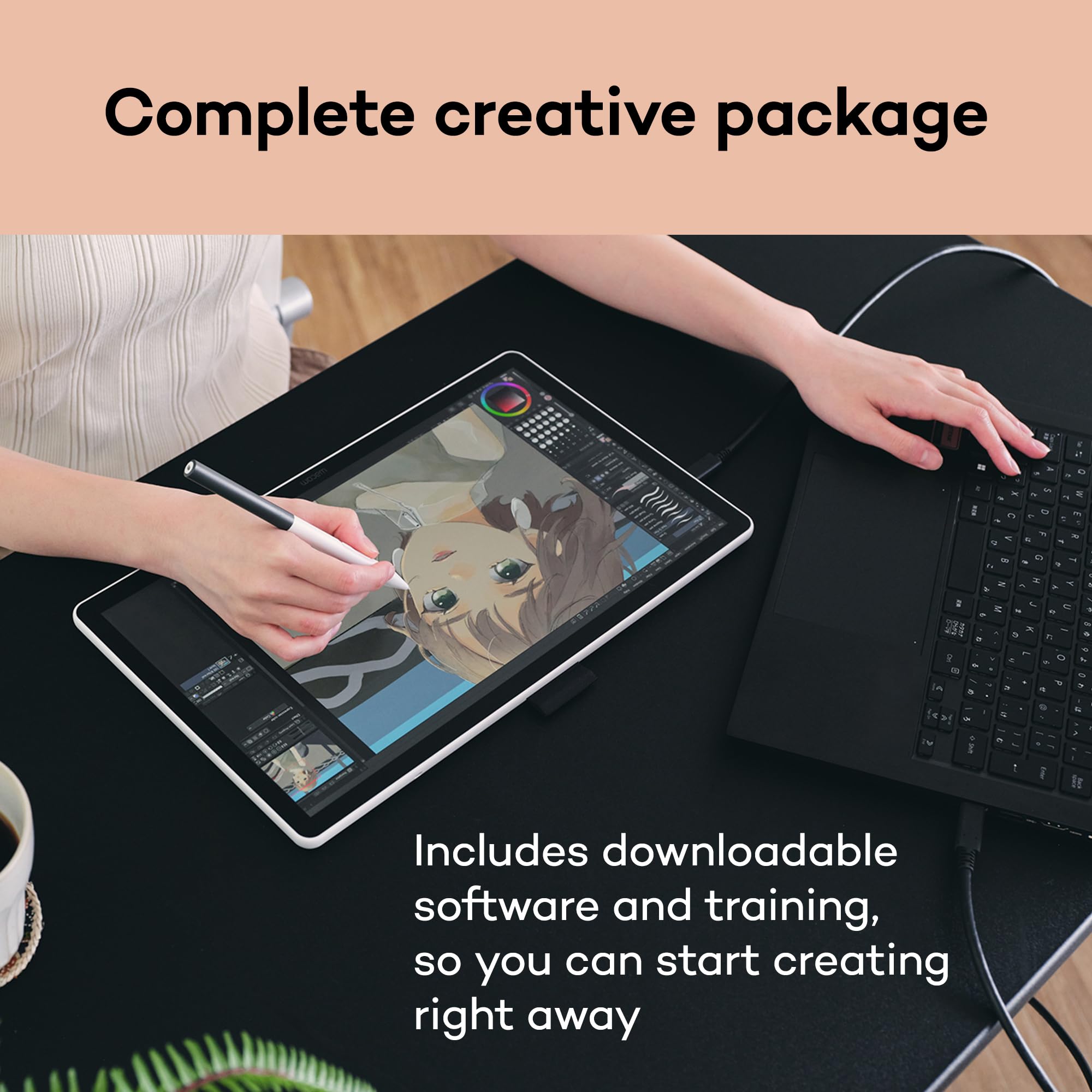 Amazon | DTC141W0 Wacom One 液晶ペンタブレット 14 14.0型 (309