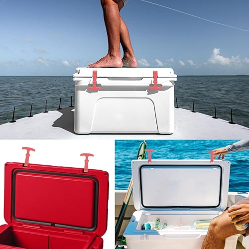 Miniatura 4 de Pestillos de tapa de repuesto, paquete de 2, compatibles con Yeti, refrigeradores duros RTIC y otros refrigeradores relacionados, goma más duradera