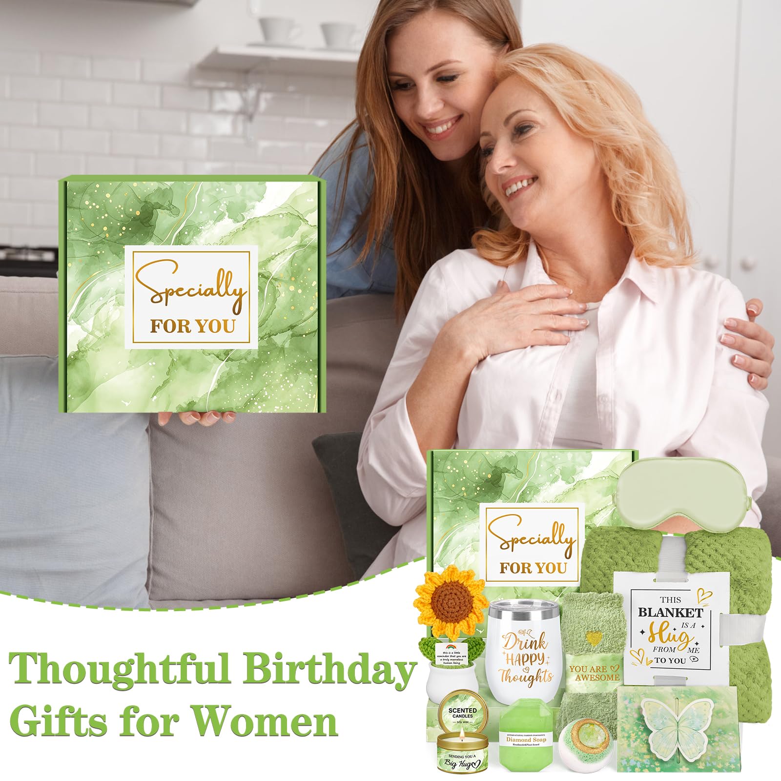 Birthday Gift Basket for Women - Self Care Kit -9 Birthday Gift Basket for Women - Self Care Kit -9