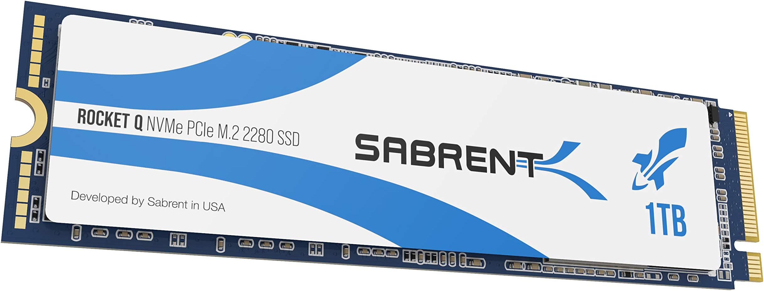 SABRENT 1TB QLC Gen. 3 NVMe SSD
