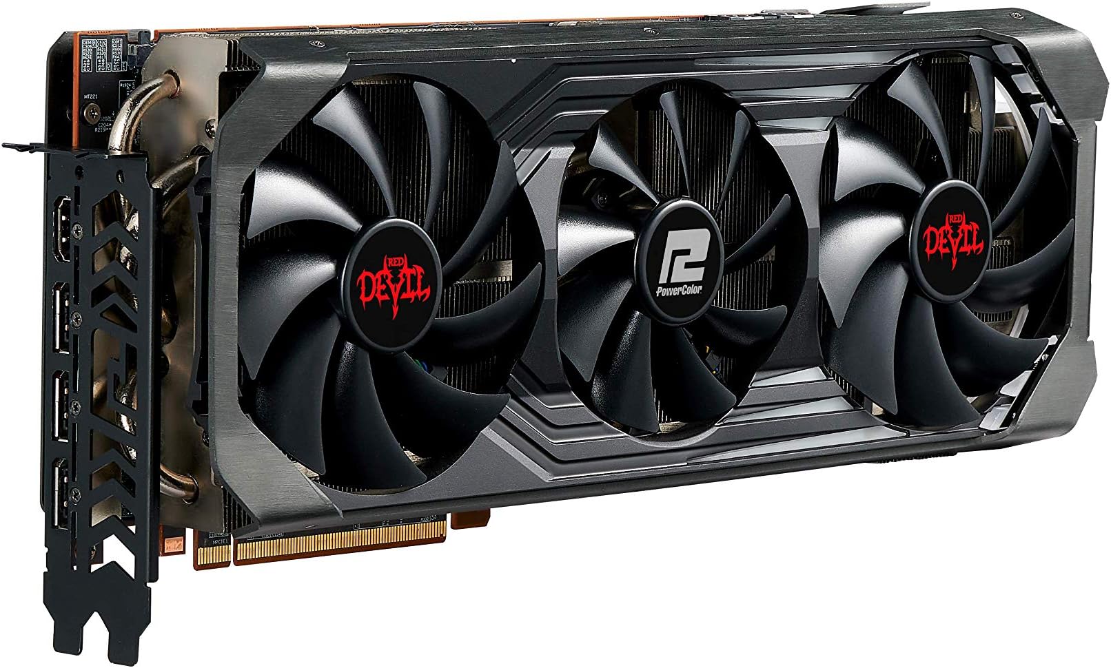 Red Devil AMD Radeonโข RX 6800 XT Gaming Graphics Card with 16GB GDDR6 Memory, Powered by AMD RDNAโข 2, Raytracing, PCI Express 4.0, HDMI 2.1, AMD Infinity Cache