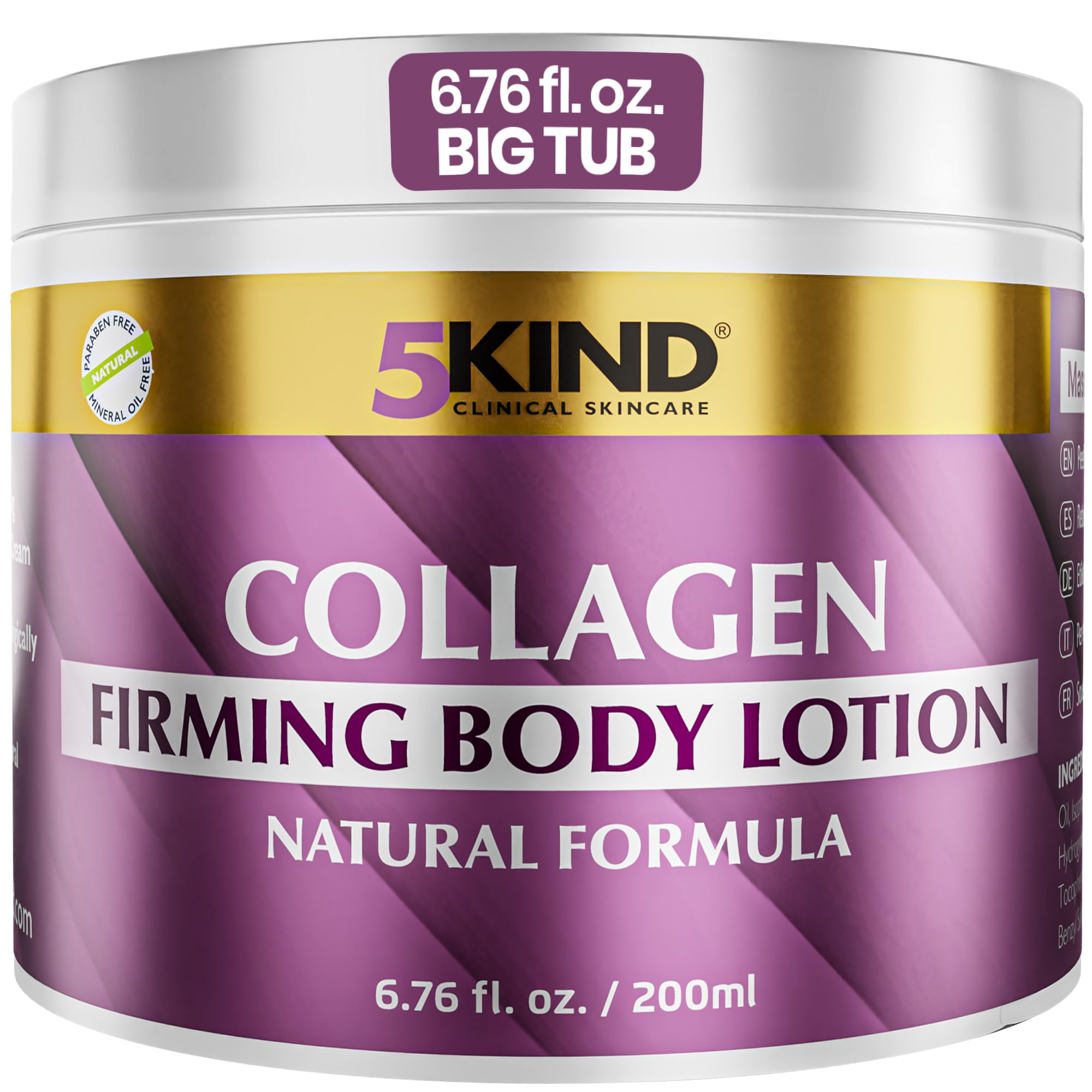 Collagen Cocoa Butter Body Conditioner Cream by 5kind-body cream moisturiser women and mens-rich firming cream