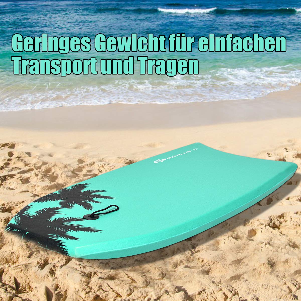 COSTWAY Bodyboard, Schwimmbrett Schwimmboard, Surfbrett Kinder, Surfboard, Sup-Board