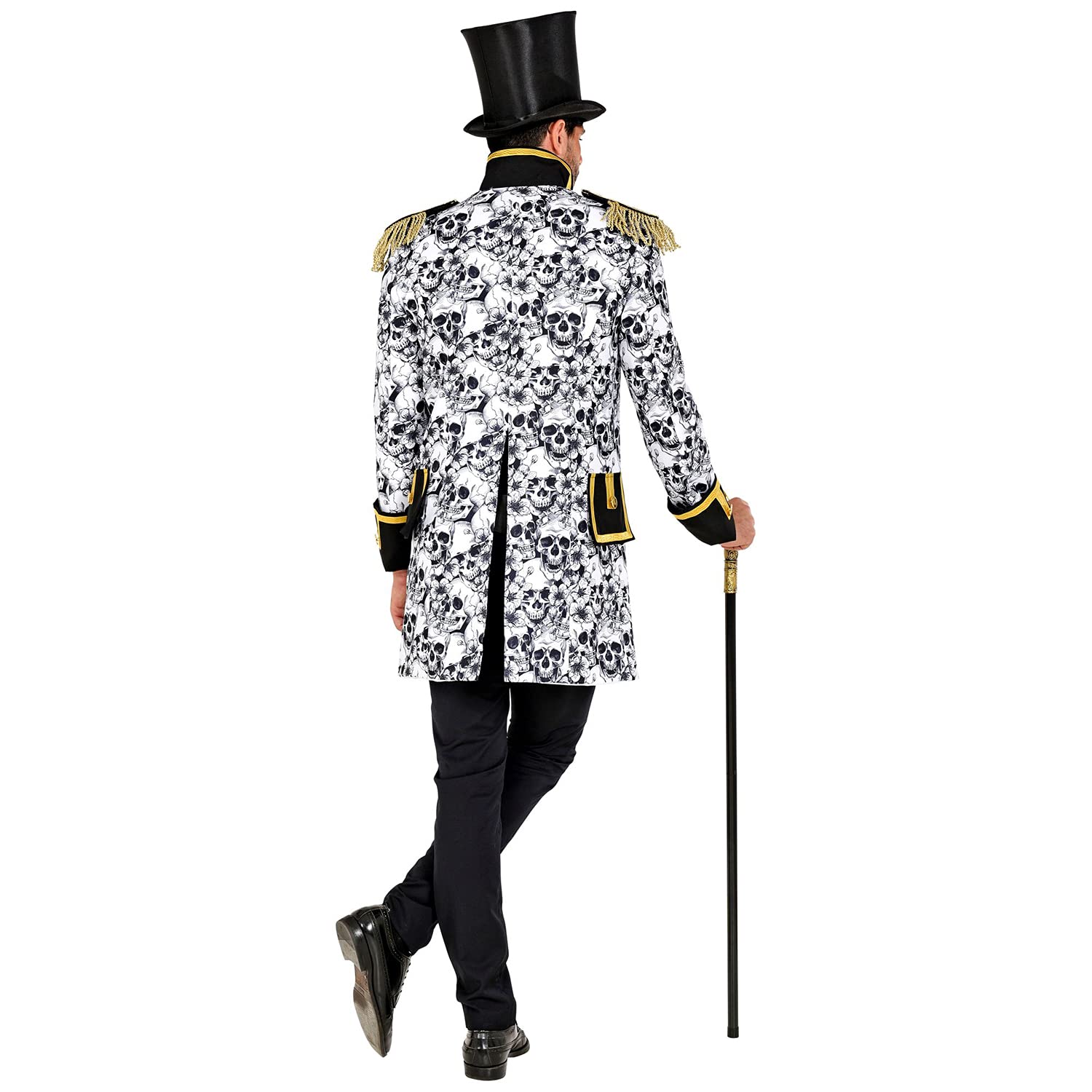 W WIDMANN MILANO Party Fashion - frac para desfile de disfraces, pirata, estrella del rock, uniforme de guardia, calavera, Día de los Muertos, carnaval, Halloween