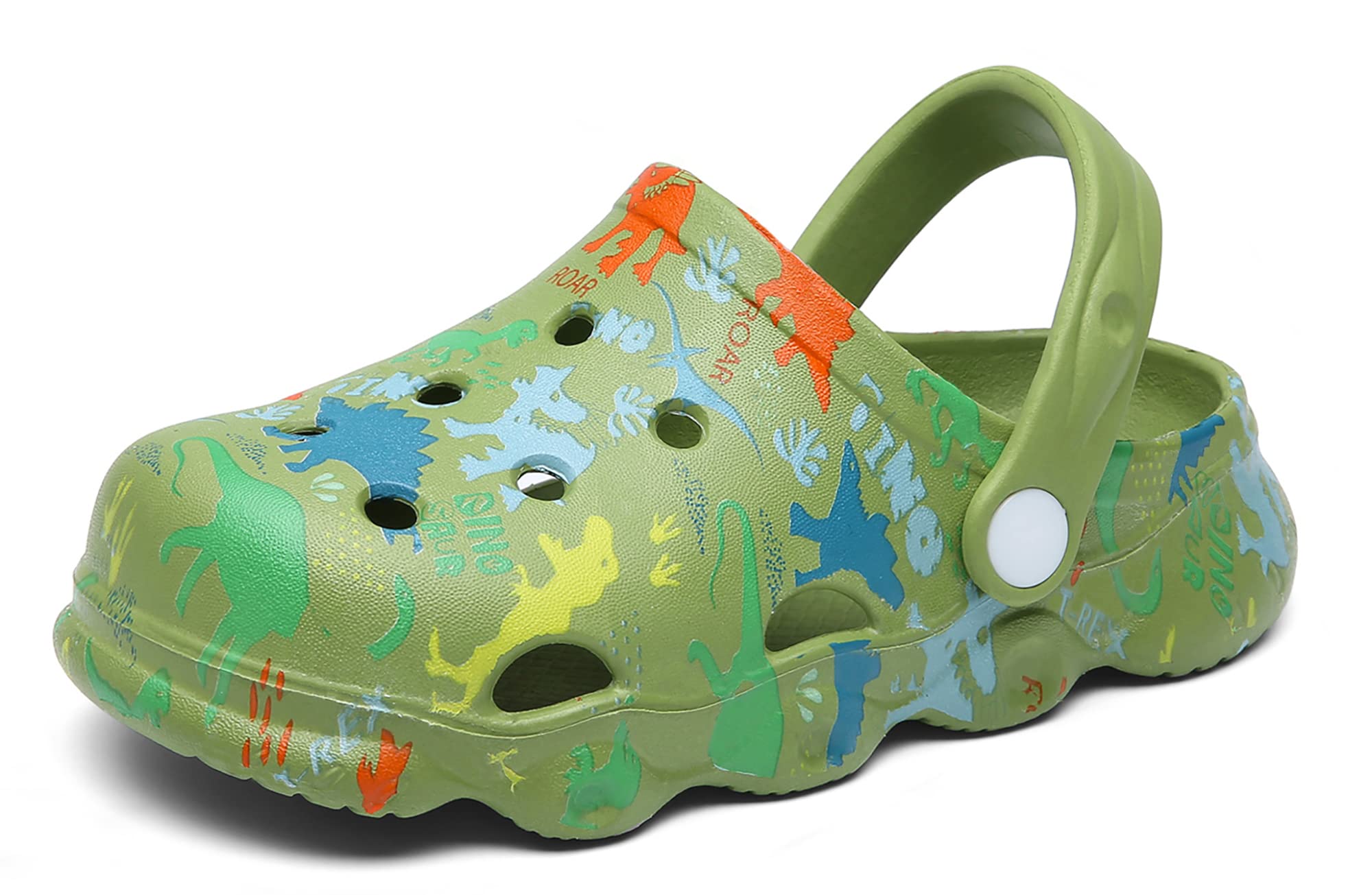 INMINPIN Kids Cute Clogs Cartoon Garden Shoes Boys Girls Slides Slippers Indoor Outdoor Children Water Shower Beach Pool Sandals