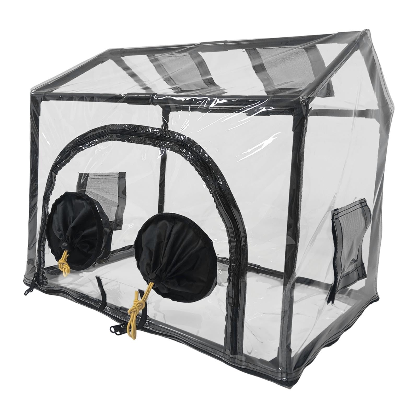Pilzzuchtbeutel Pflanzcontainer Mini-gewächshaus Pilz Anzuchtsack Garten Pflanzbeutel mit Stabilem PVC Material für Balkon Terrasse Innengarten