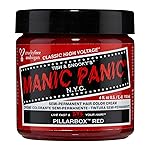 MANIC PANIC Classic Pillarbox Red Semi Permanent Hair Color - True Red Hair Dye for Women & Men That Lasts 4-6 Weeks - Vegan, Ammonia & Cruelty-Free - Create & Mix Custom Shades (4oz)