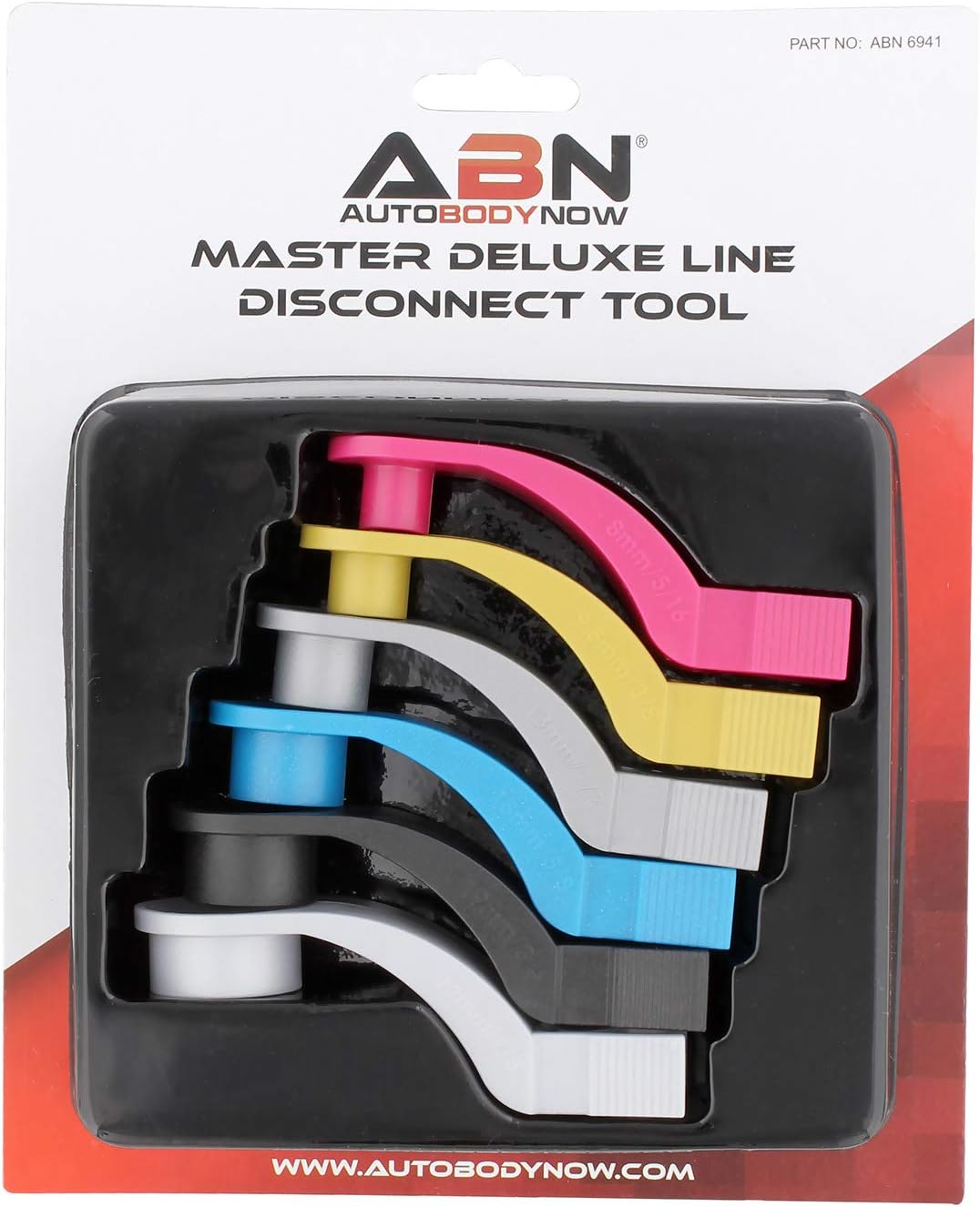 ABN Master AC Disconnect Fuel Line Disconnect Tool Set – Fuel Line Tool Fuel Line Removal Tool 6pc Kit 5/16-7/8in : Automotive