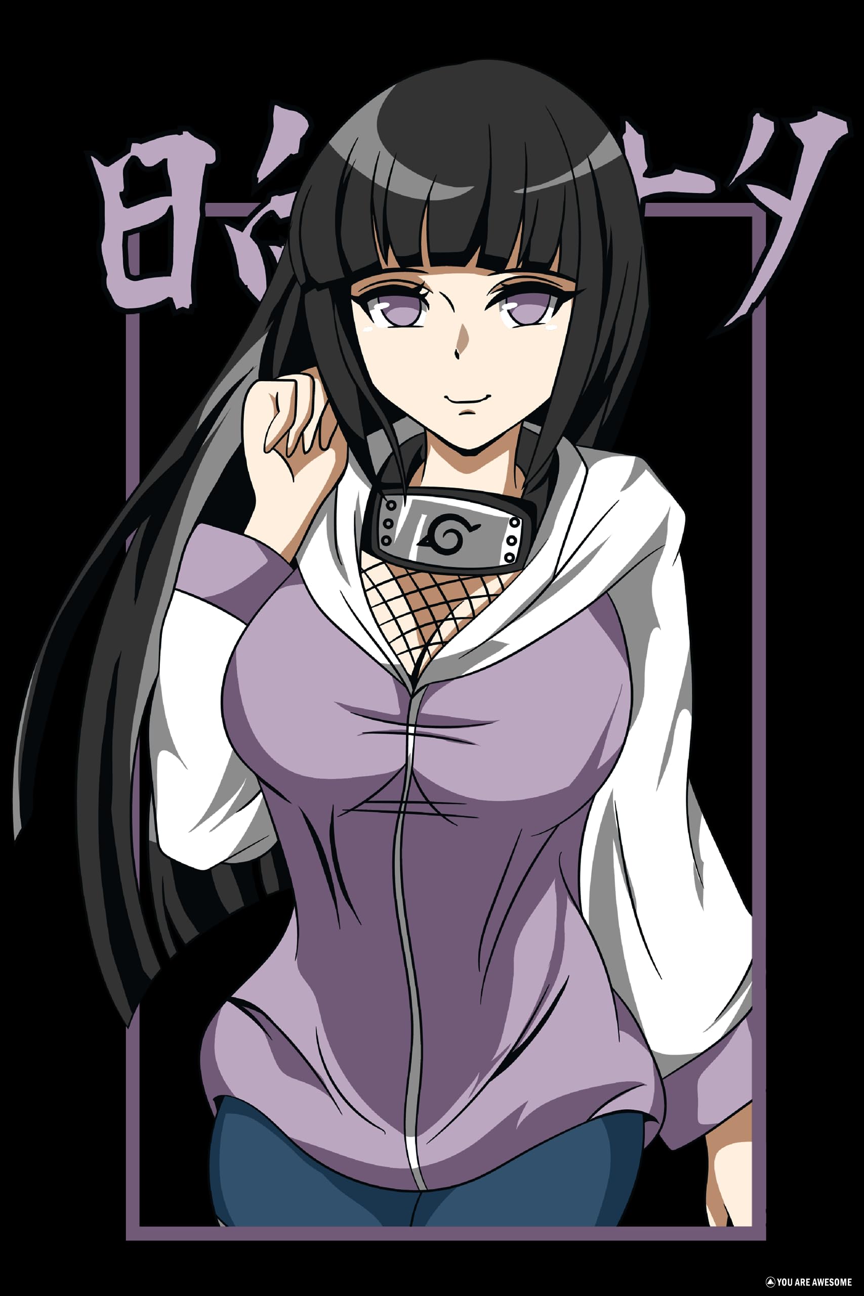 You Are Awesome - Narutos : Hinata Hyuga Premium Anime Series
