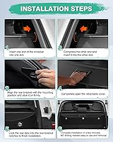 Vista 283 de Powerty Cubierta de Carga para Accesorios Kia Sportage 2023-2025 2026, Textura de Lona Cubierta Retráctil para Maletero Trasero de Carga de Equipaje