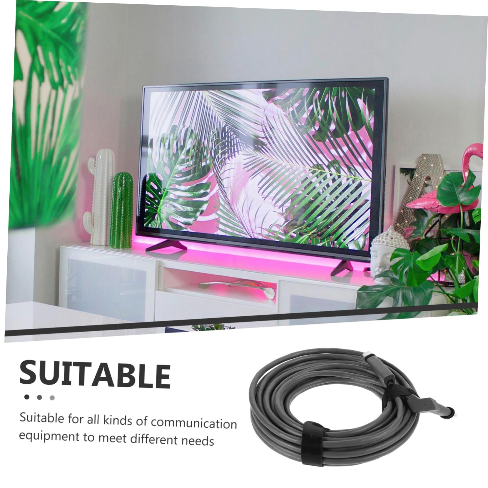 Homoyoyo Rallonge de Câble Ethernet Cat 6 pour Équipements de Communication, Connexion Stable, Transmission Rapide, 2 Usages École et Bureau