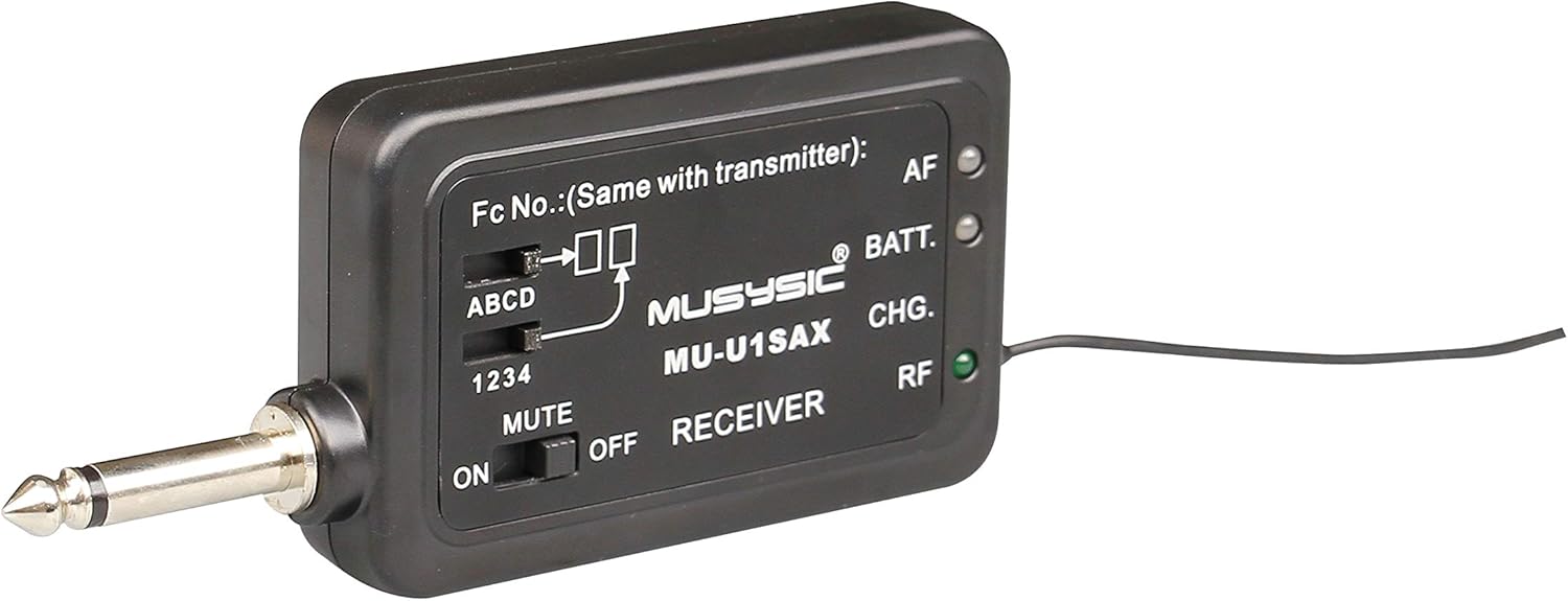 Exсluѕіvе Sресіаl Professional UHF Wireless Instrument Microphone for Saxophone Trumpet Trombone Horn MUSYSIC MU-U1SAX