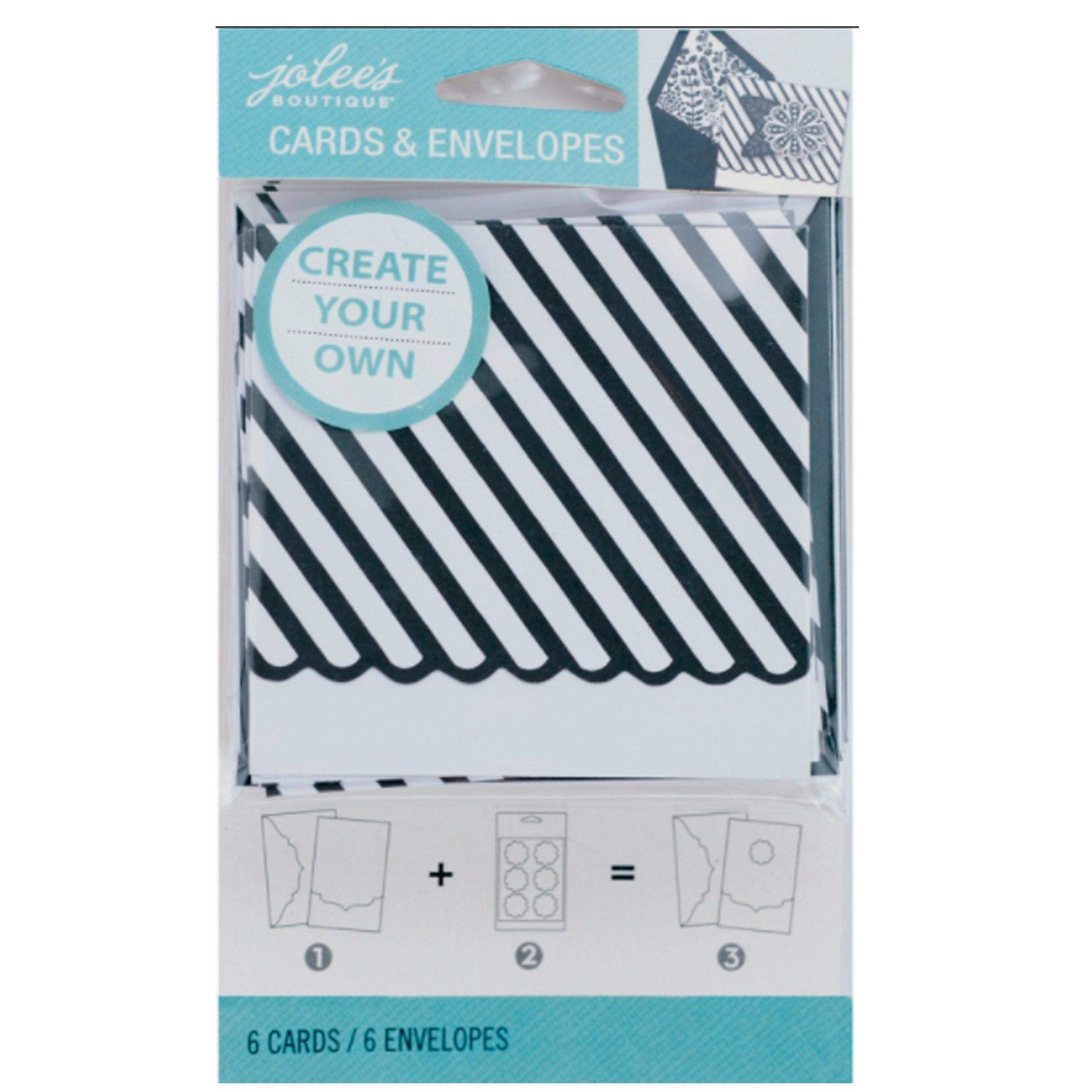 Jolee's Boutique 0015586985450 (Jolly Boutique) NEUTRAL MINI CARDS AND ENV , other