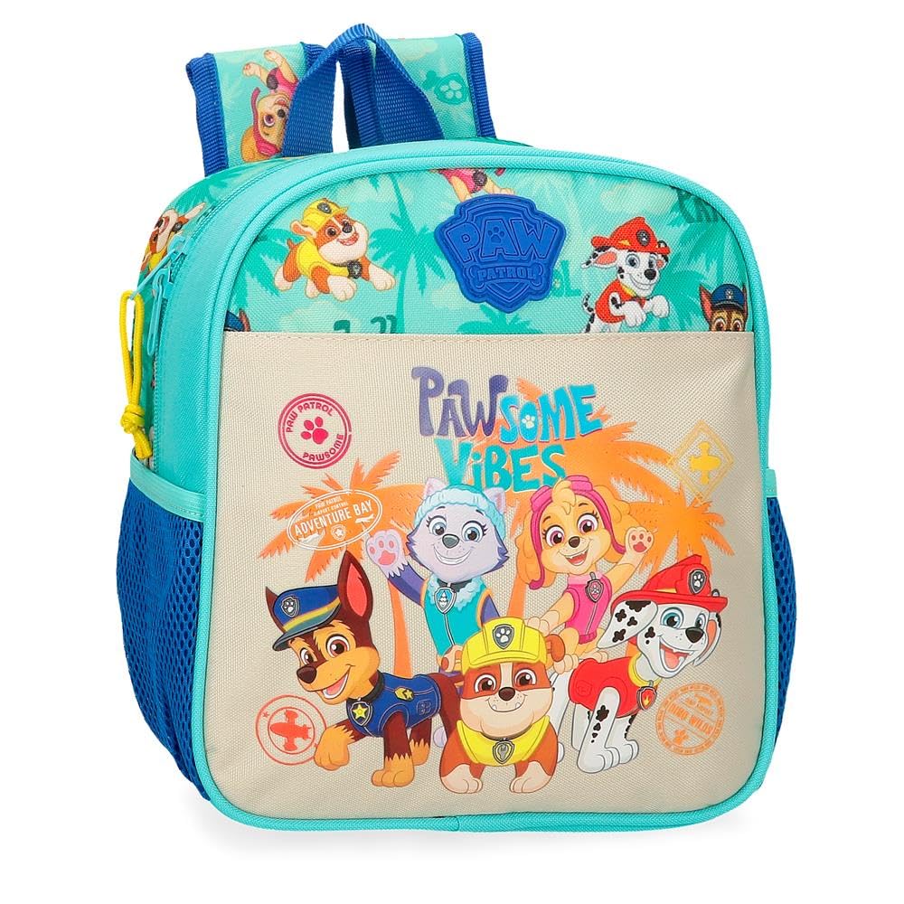 Paw Patrol Paw Patrol Pawsome Vibes Backpack Nursery Blue 23x25x10cm Polyester 5.75L, Blue, Daycare Backpack