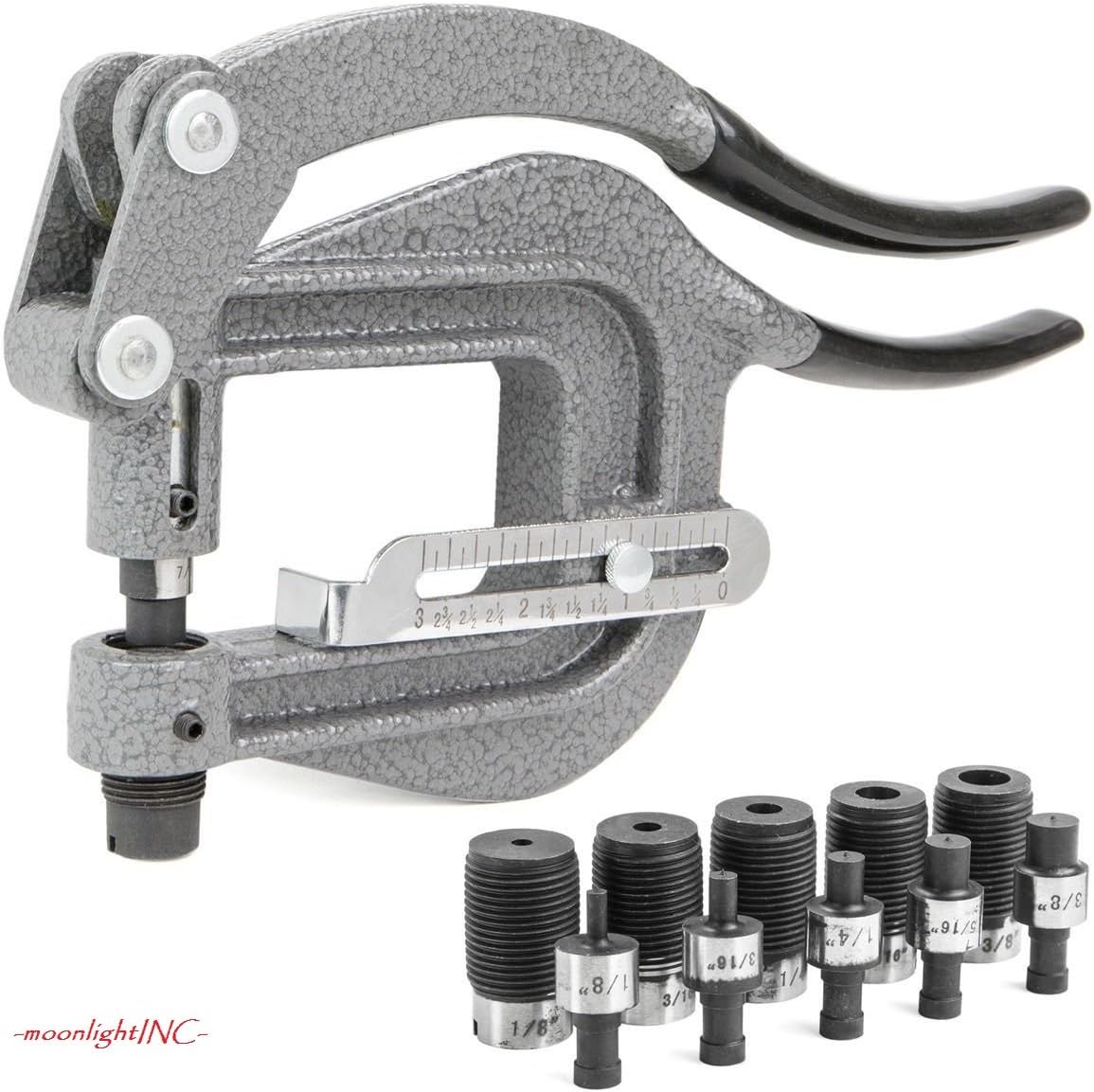 Portable Hand Auto Body Tool Punch Deep Thorat kit Sheet Metal Rivet Hole