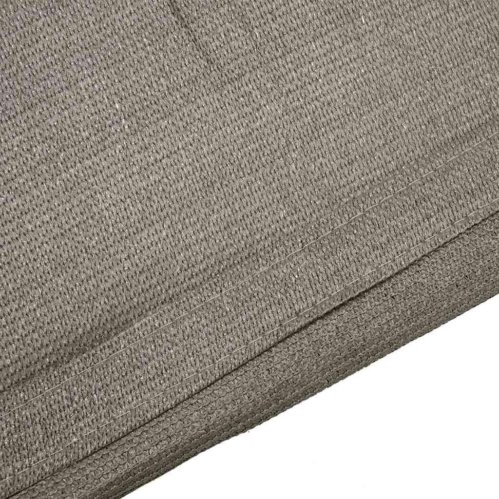 Zeltteppich Hellgrau 500 x 400 cm Polyethylen, wetterfest leicht faltbar, robust für Camping Outdoor, ideal als Bodenplane für Festival Strand Wandern und Trekking Ausrüstung