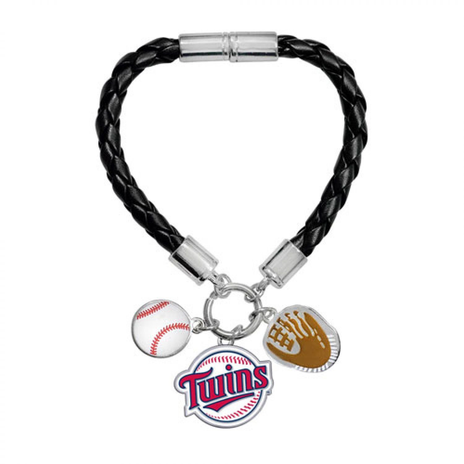 Game Time Offical MLB MINNESOTA TWINS Charm Bracelet
