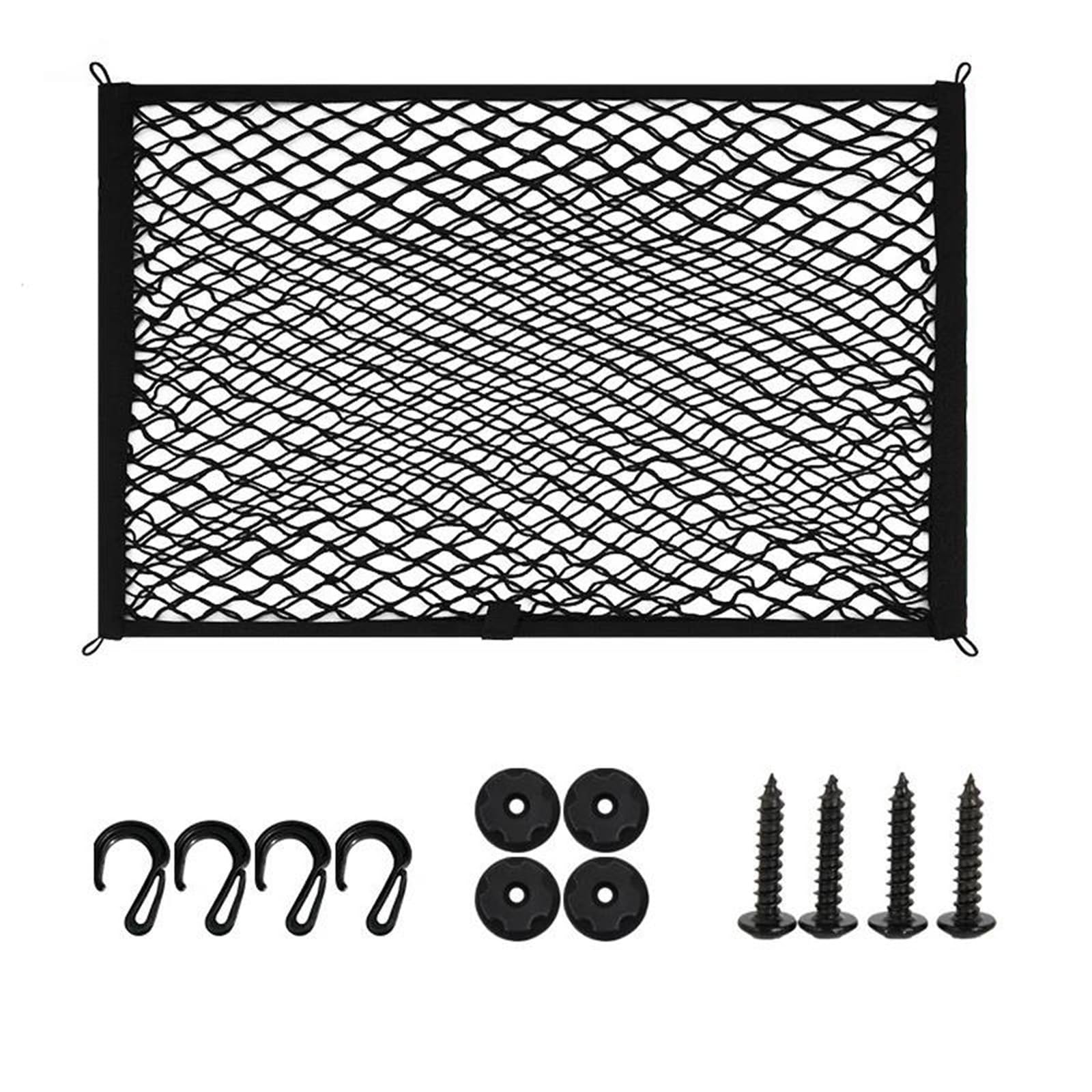 Rete Portaoggetti Auto Per BMW Per X3 X5 X6 F20 F10 F11 F25 F15 F48 E53 E36 E46 E90 E91 E60 E61 E70 E71 E83 Borsa Portaoggetti Rete Per Bagagliaio A Doppia Rete da carico(B Double-layer)