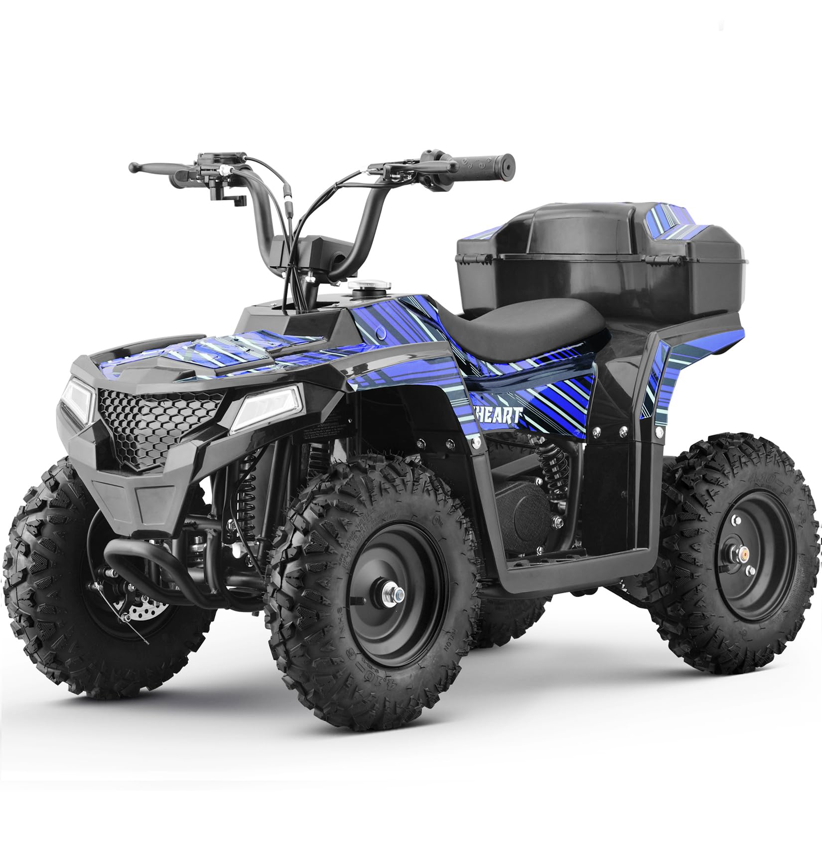 MOSTA 40cc Gas Four Wheelers, Gas Powered ATV for Kids, Blue