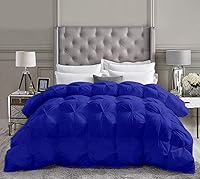 Vista 28 de Edredón de lujo para todas las estaciones, estilo pintuck, 100% algodón orgánico, tamaño Queen de 98 x 98 pulgadas, edredón plisado de 3 piezas