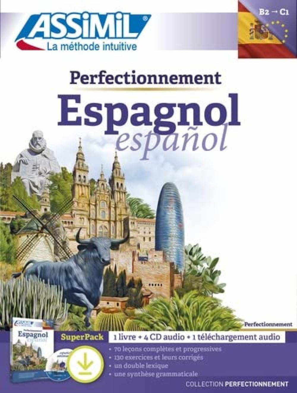 Perfectionnement espagnol. Con 4 CD. Con mp3 in download: SuperPack avec 1 livre, 1 téléchargement audio (Perfezionamenti)