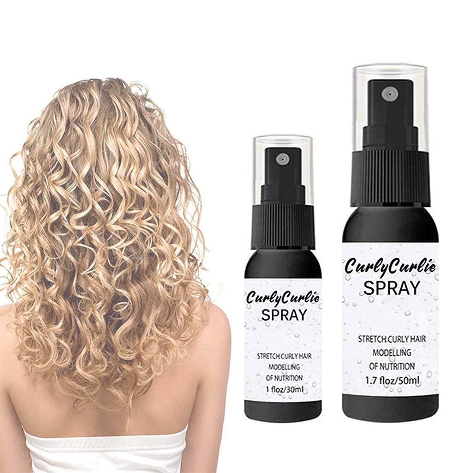 Bounzie Curl Boost Defining Cream Hair Repairing Bounce，Curl Boost Defining Cream Hair Care Elastin,Hair Repairing Bounce Moisturizing Essence Conditioner- for Wavy Curly Hair (50ml)