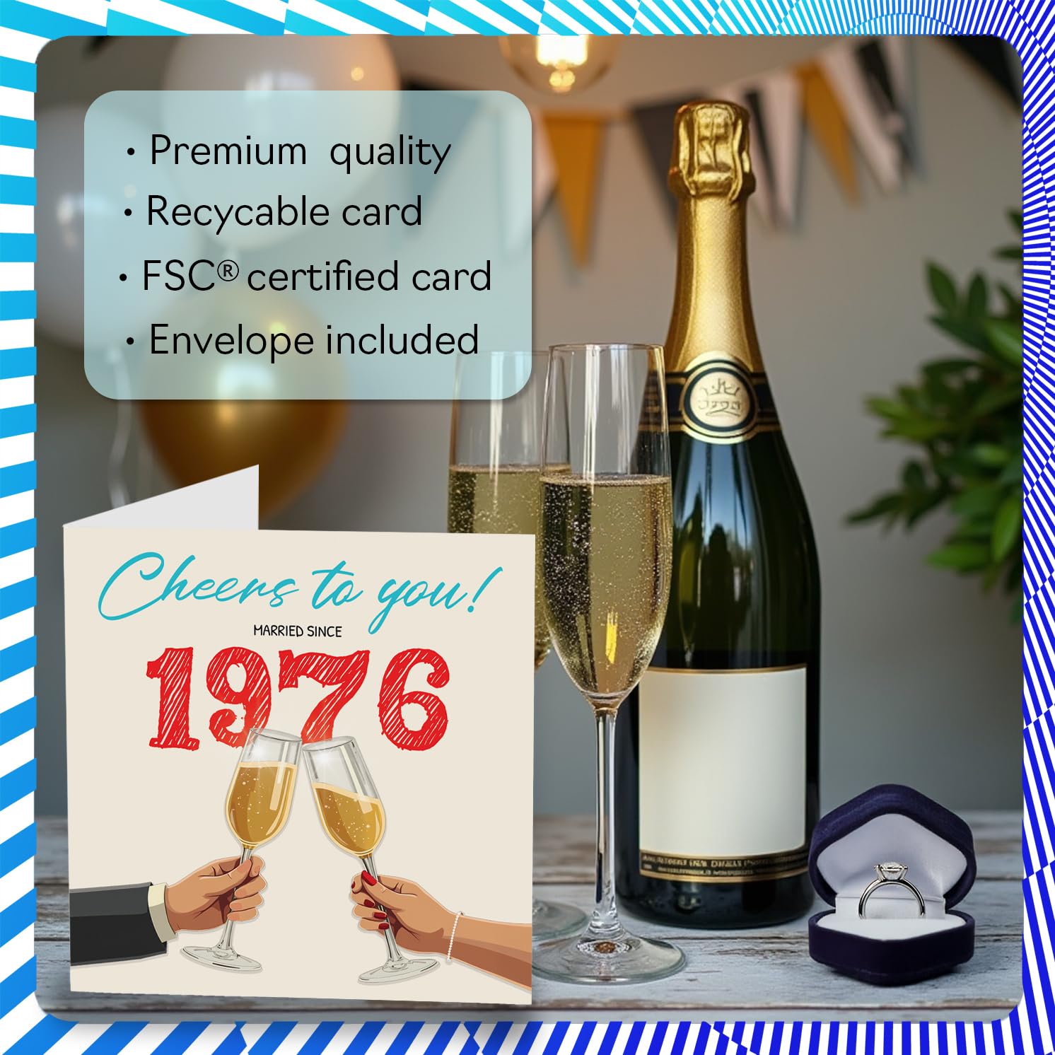 Carte 49e Annversare, Carte 49e Annversare Pour Mar, Carte 49e