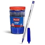 Reynolds DFINE Ball Pen SET – 70 BLUE PENS WITH COMFORTABLE GRIP |BLUE BALL PENS FOR WRITING | PEN FOR STUDENTS & OFFICE STATIONERY | 0.7 mm TIP SIZE