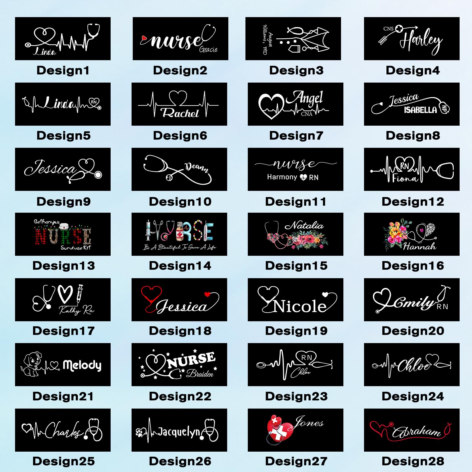 Customized Stethoscope Case Personalized Stethoscope Bag with Name Custom Stethoscope Storage Holder Box Carrying Hard Case Nurse Gift for Nursing Student Doctor Medical Assistant