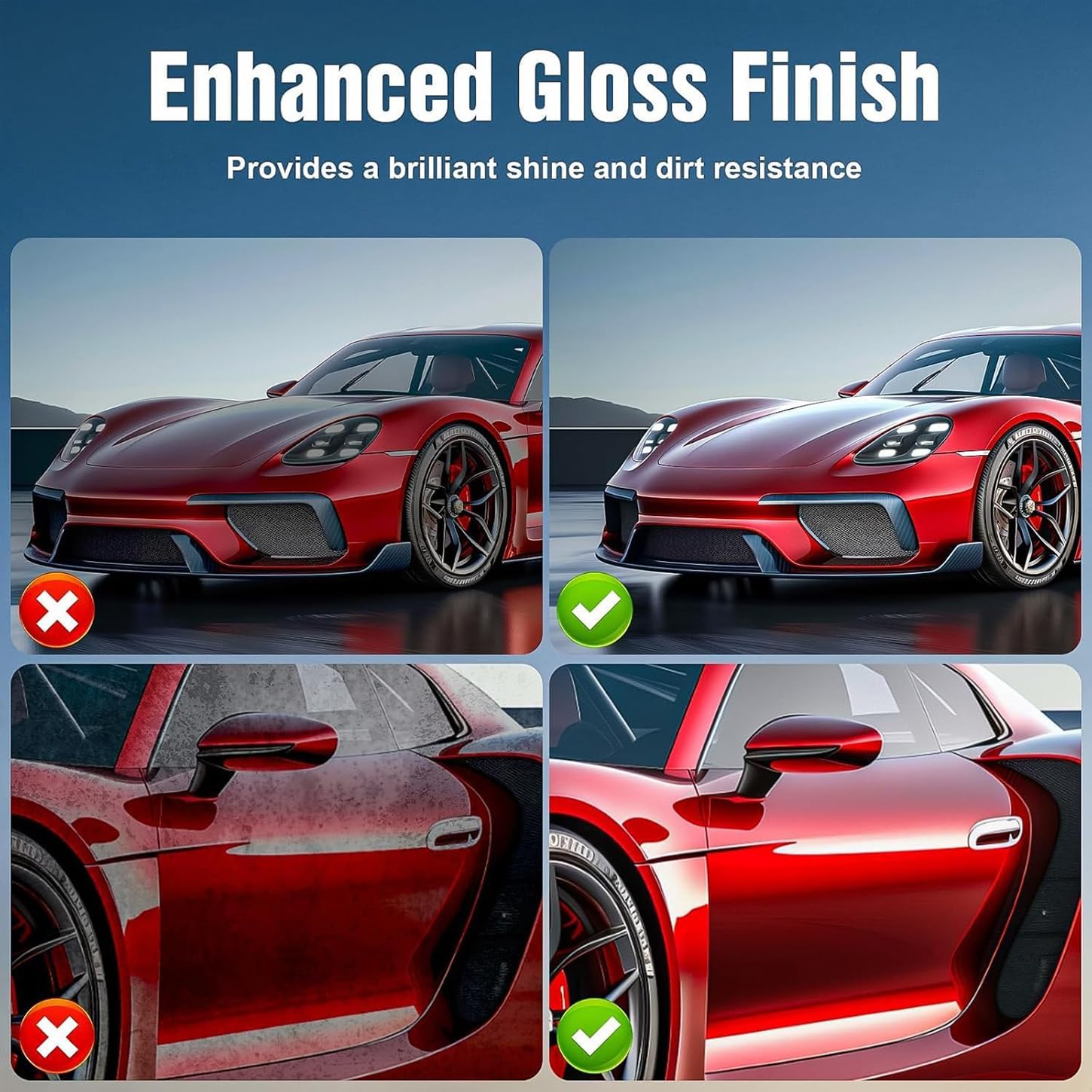 2026 New Car Coating Spray, Quick Effect Coating Agent for Car,Quick Effect Ceramic Wax Polish, Waterless Wash & Scratch Repair Spray, Removes Oil Film, Enhances Gloss & Hydrophobic Protection(2PCS) — view 7
